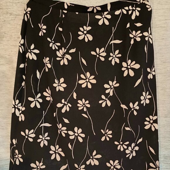 Pendleton Vintage black white Skirt 14 Light Weight - Picture 2 of 5